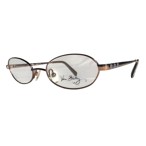 Vera Bradley VB Lauren Youth Eyeglass Frames Java Blue Size 46-17-125 - Picture 1 of 15